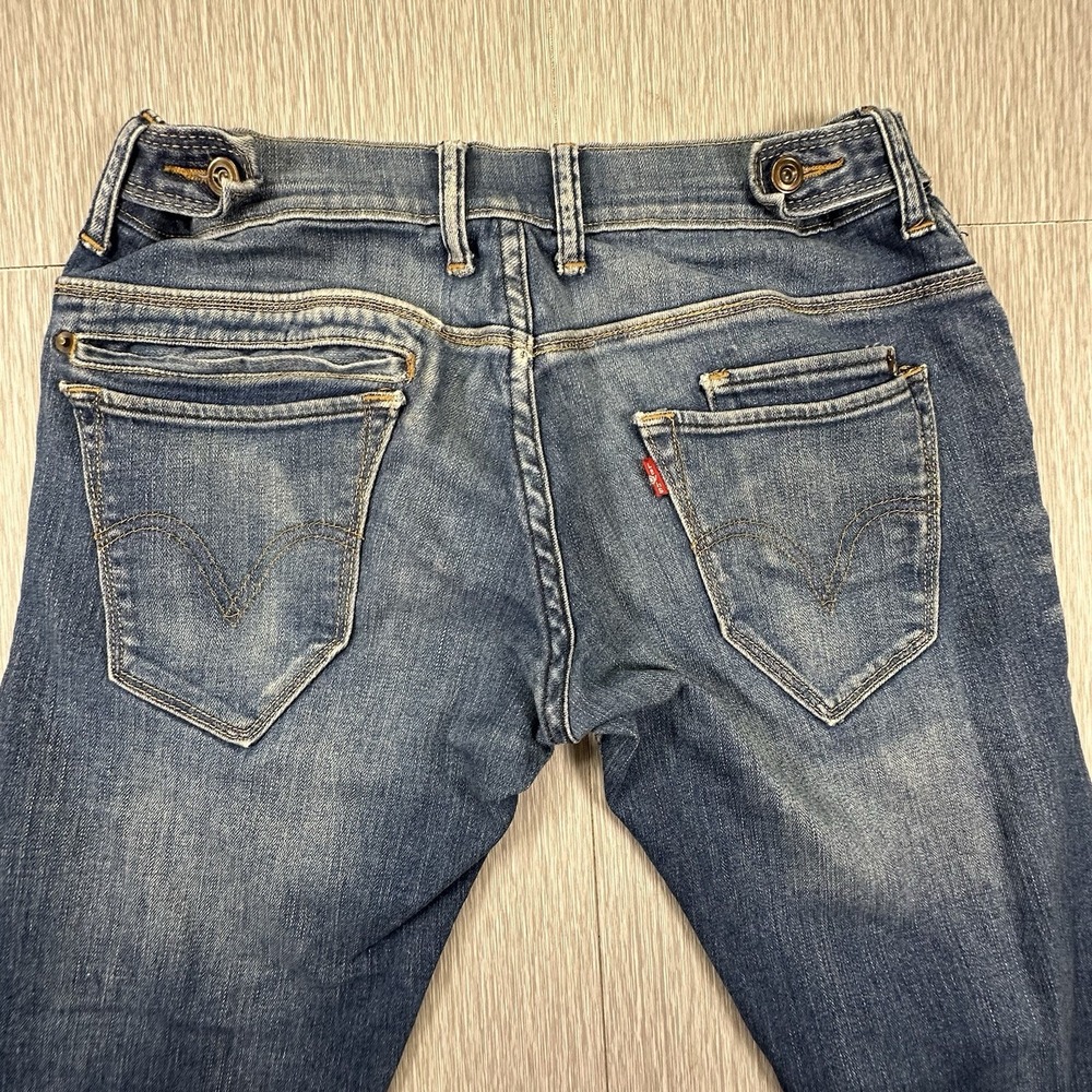 Levi's 511 Skinny Two Horse Brand Med Wash 30x32 Adjustable Waist 9 Pockets - Picture 5 of 11